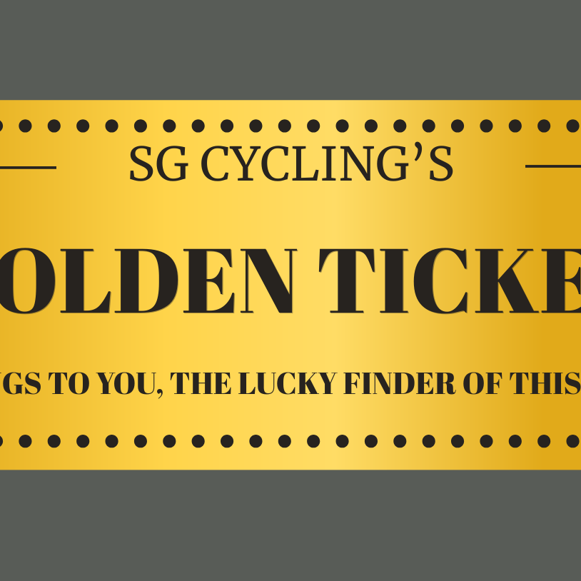 Sports Garage Golden Tickets