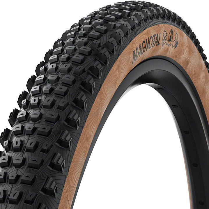 Continental Magnotal Tire - 29 x 2.40 Tubeless Folding BLK/Transparent Grip Trail Casing E25