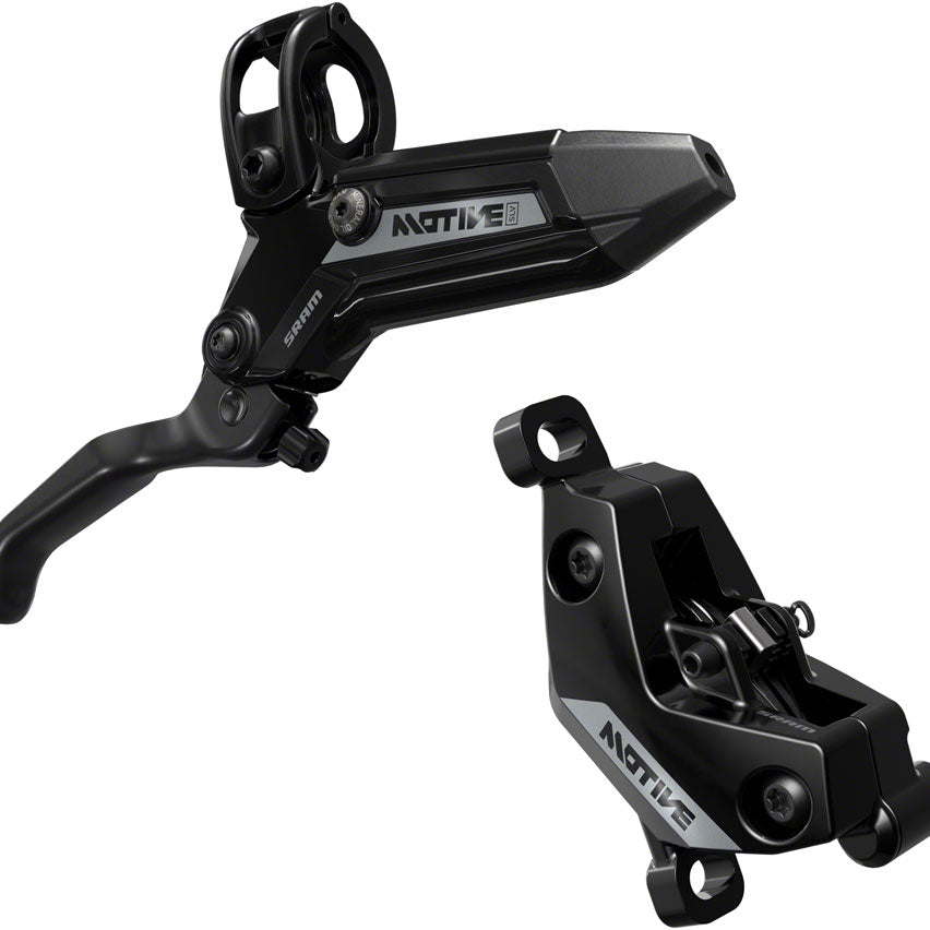 SRAM Motive Silver Disc Brake Lever - Rear Front 2000mm Hose Post Mount 4-Piston Aluminum Lever BLK A1