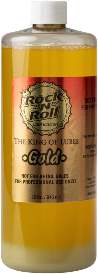 Rock 'N' Roll Gold Bike Chain Lube - 32oz Drip
