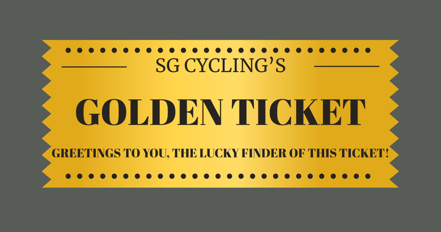 Sports Garage Golden Tickets