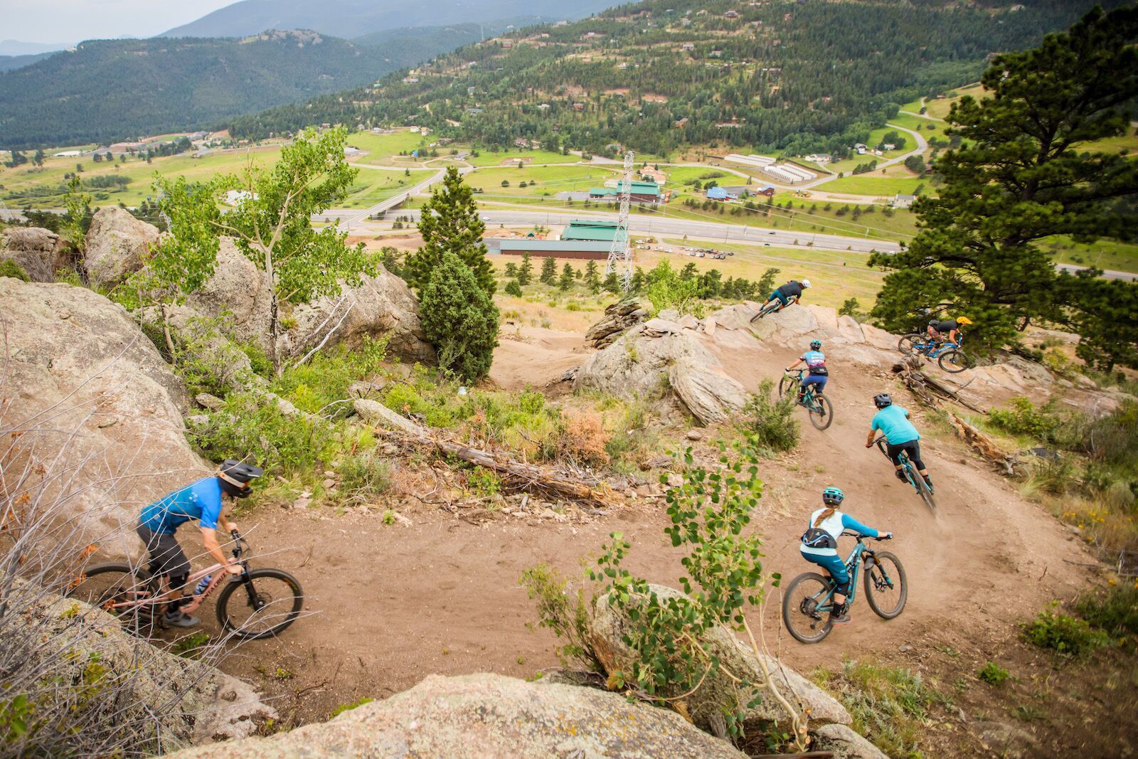 New Downhill Trail at Floyd Hill