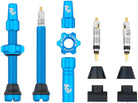 Wolf Tooth Tubeless Valve Stem Kit - 44 mm Blue