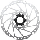 Shimano STEPS RT-EM600-M Disc Brake Rotor Integrated Speed Sensor Magnet - 203mm Center Lock For eBike Silver