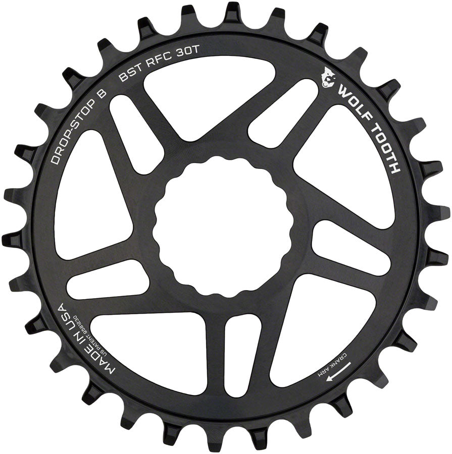 Wolf Tooth Direct Mount Chainring - RaceFace/Easton CINCH Direct Mount, Black - 30T B 3Mm