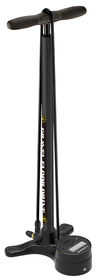 Lezyne Gravel Digital Drive Floor Pump Matte Black – Sports Garage