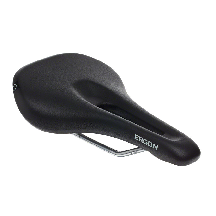 Ergon SM Saddle - Chromoly, Black, Women's - Medium/Large
