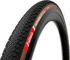 Vittoria Terreno T50 Mixed Tire - 700 x 40 Tubeless Folding BLK/Brown Gravel Endurance Graphene G2.0 E-Bike